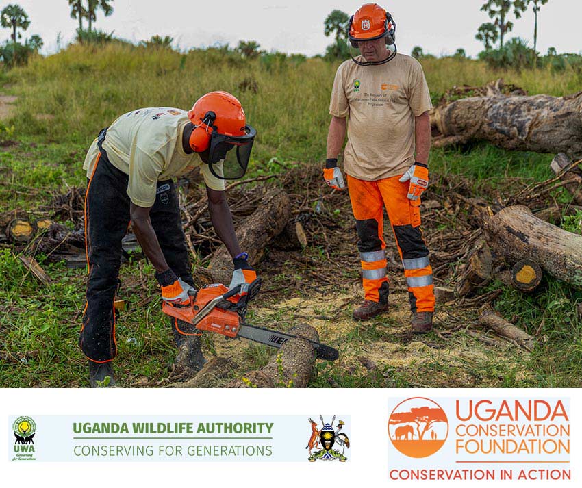 TKF Training with Uganda Wildlife Authority and UCF